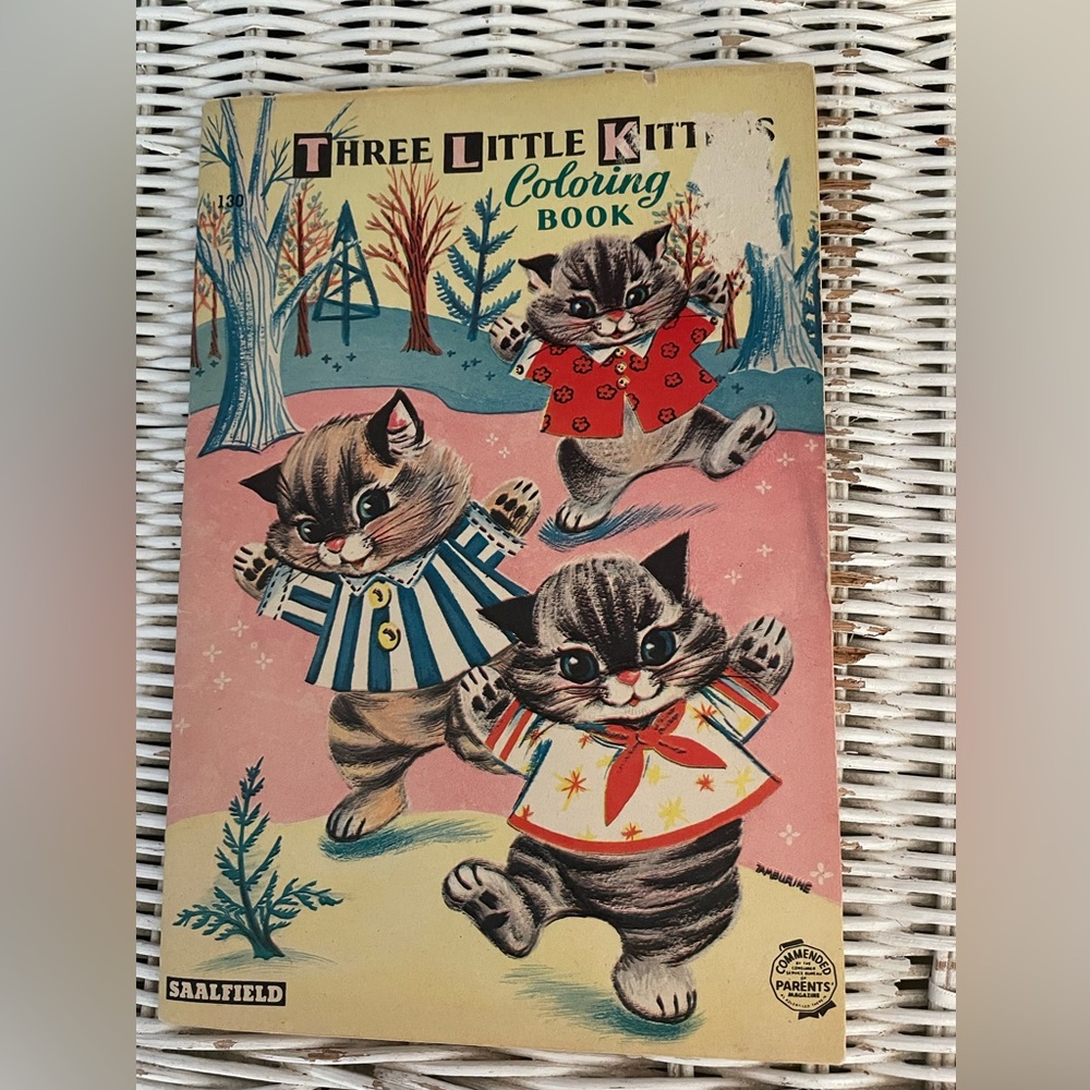 Vintage mid century 1950’s RARE find colouring book